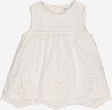 Robe NAME IT en blanc : devant