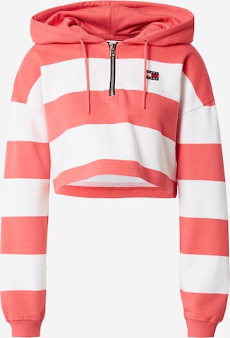 Tommy Jeans Sweatshirt in Roze: voorkant