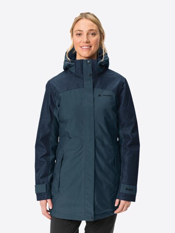 VAUDE Outdoorjas 'Skomer' in Blauw: voorkant