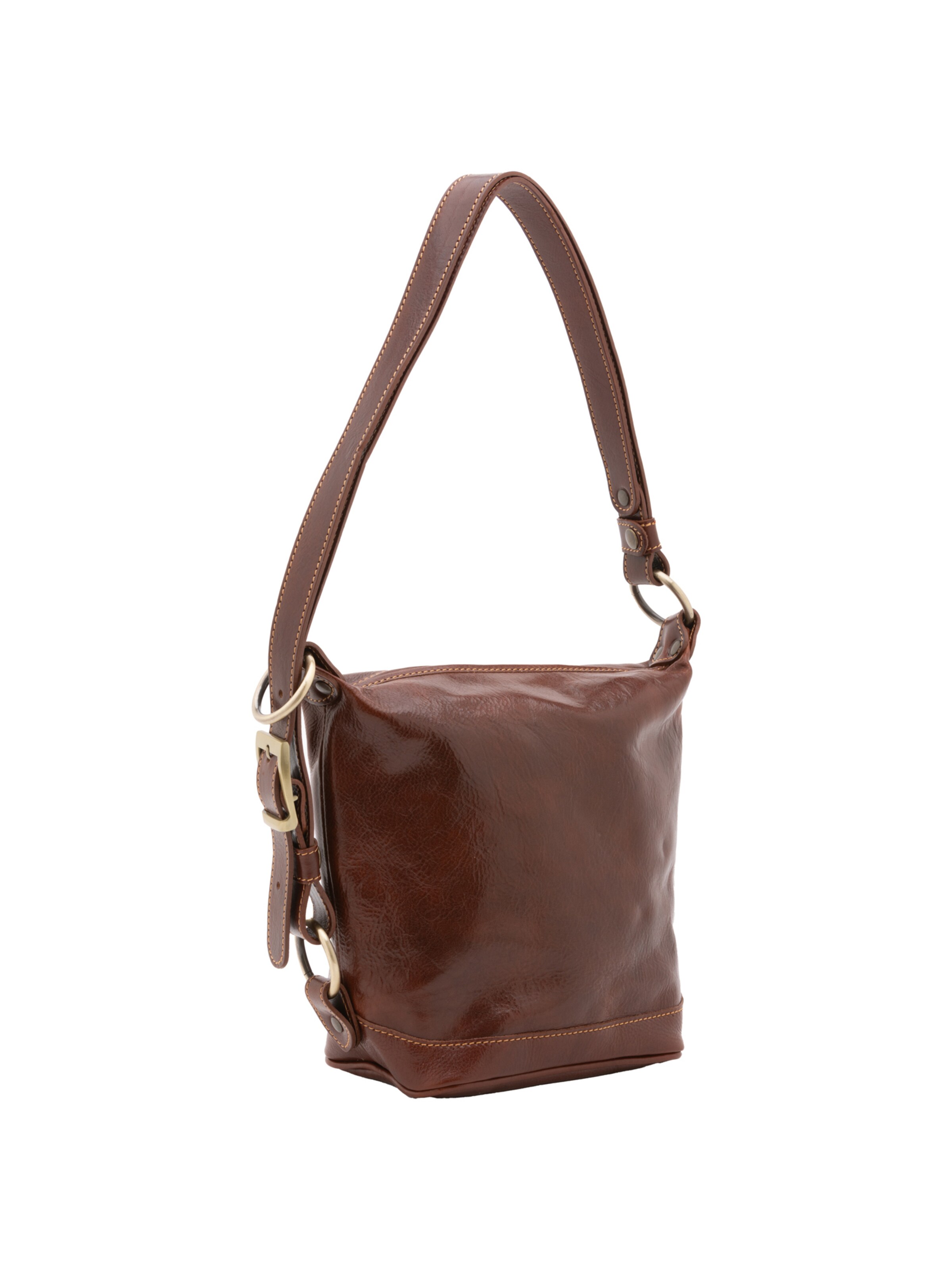 Viola Castellani Pouch in Brown: front