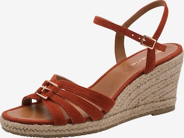 Tamaris Sandal in Orange: front