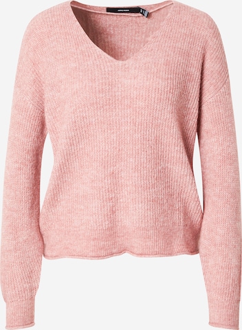 VERO MODA Sweater 'VMMILI' in Pink: front
