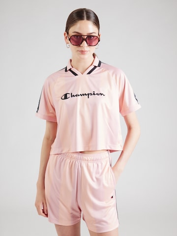 Champion Authentic Athletic Apparel Koszulka w kolorze różowy: przód