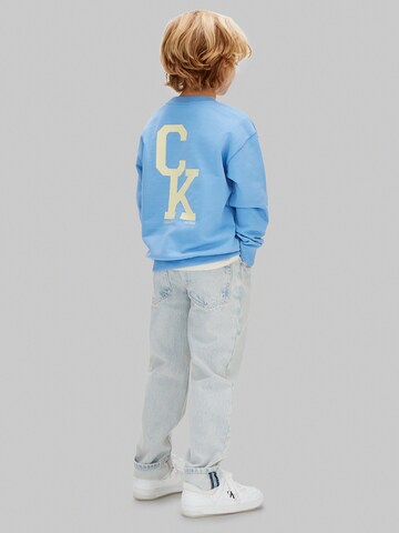 Calvin Klein Jeans Sweatshirt in Blauw