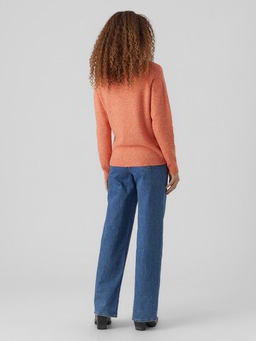 VERO MODA Sweater 'Doffy' in Orange