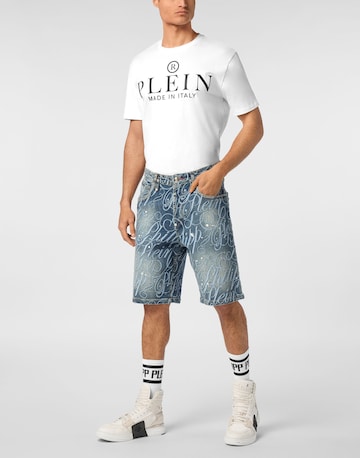 Philipp Plein Regular Jeans in Blauw