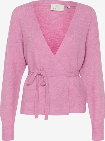 Kaffe Cardigan 'Wendy Wrap' i pink: forside