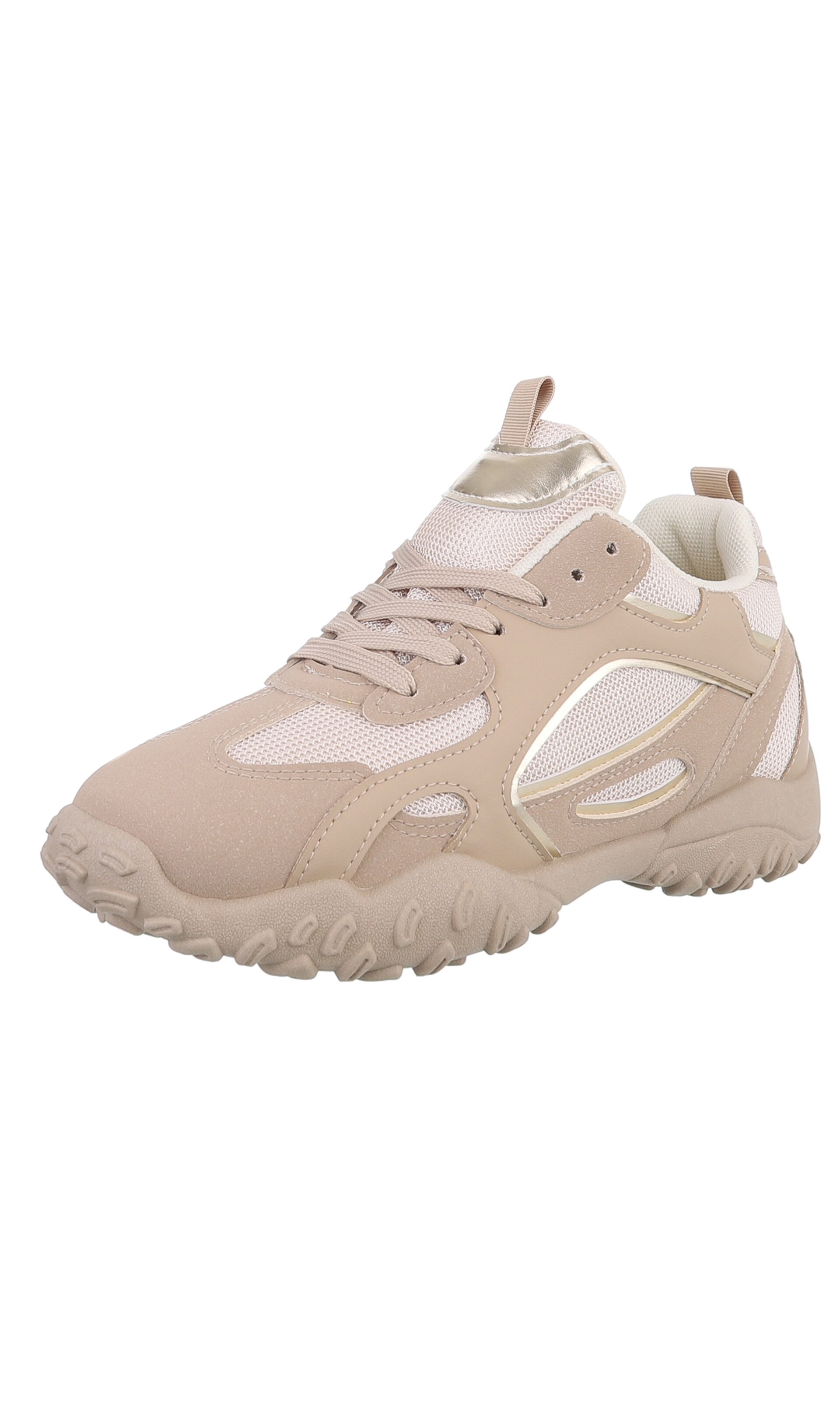 Ital-Design Sneaker in Beige: Vorderseite