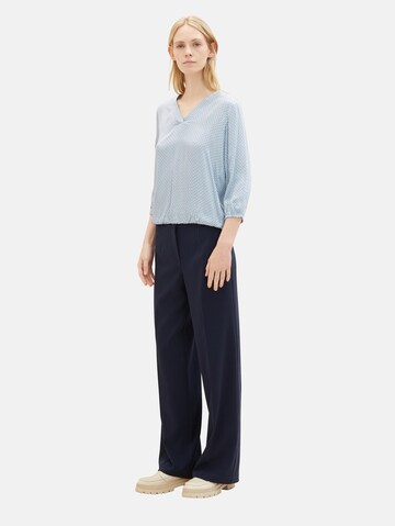 TOM TAILOR Bluse in Blau