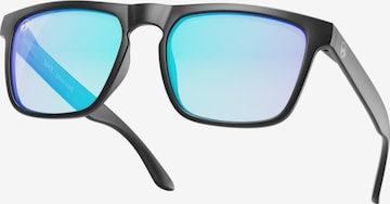 Mowmow Sportzonnebril 'MowMow Thor Sunglasses - Polarized - Men - Women - Black' in Blauw: voorkant