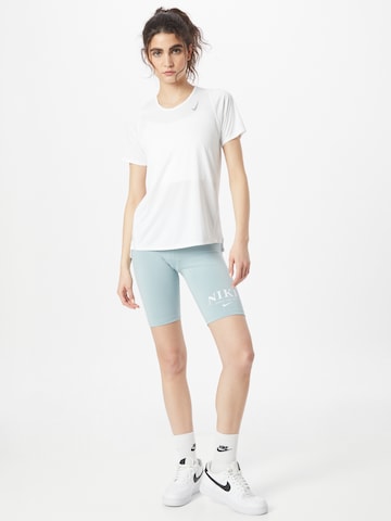 Nike Sportswear Skinny Legíny - Modrá