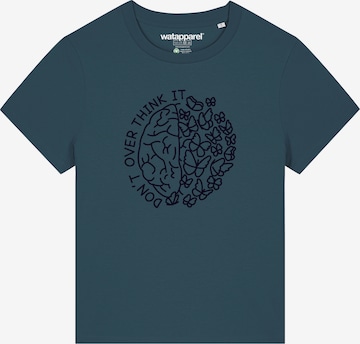 T-shirt 'Don't Overthink It' Watapparel en vert : devant