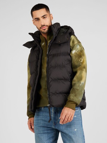 G-Star RAW Bodywarmer 'Whistler' in Zwart: voorkant