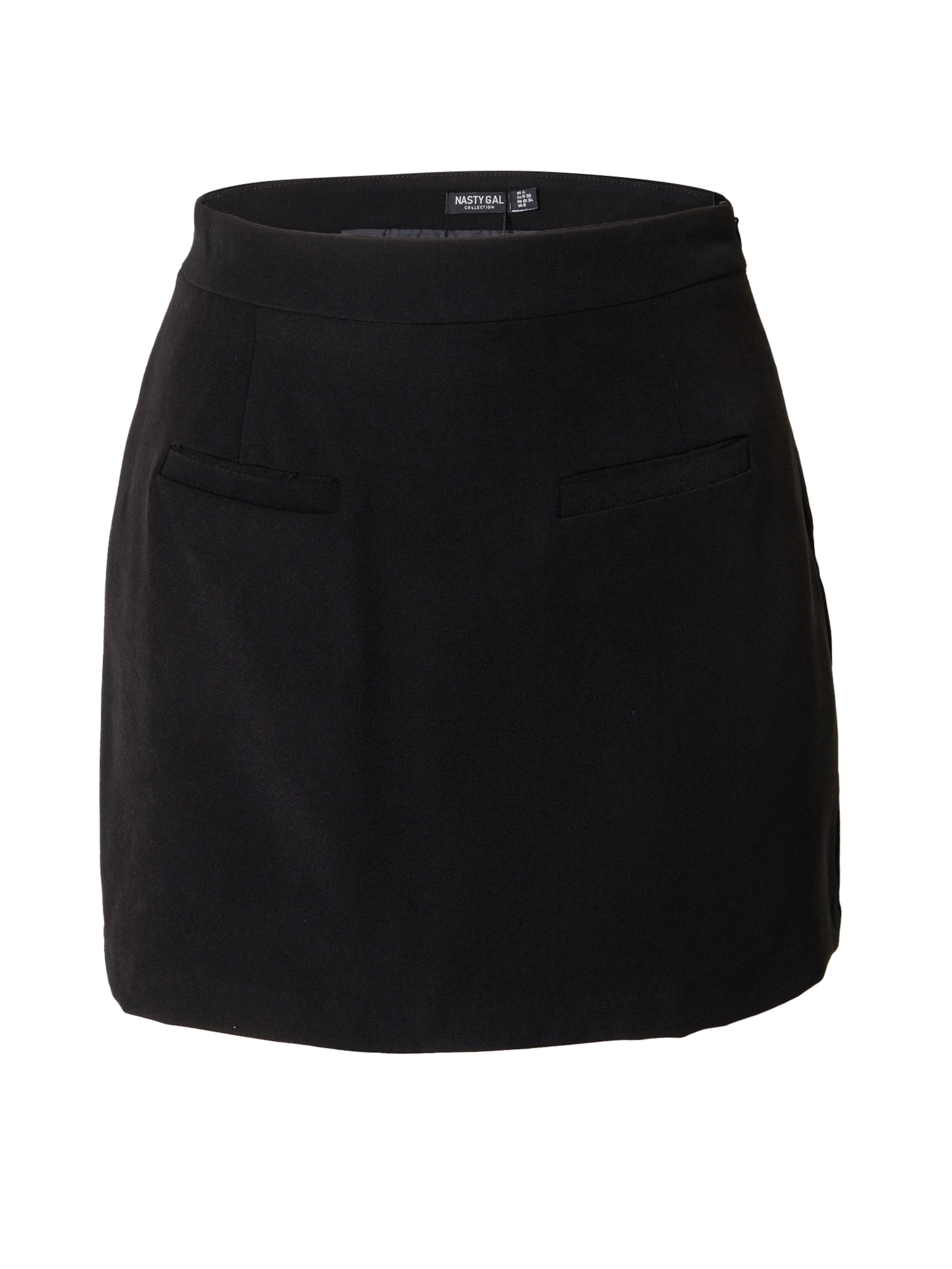 Nasty GalSuknja - crna boja: prednji dio