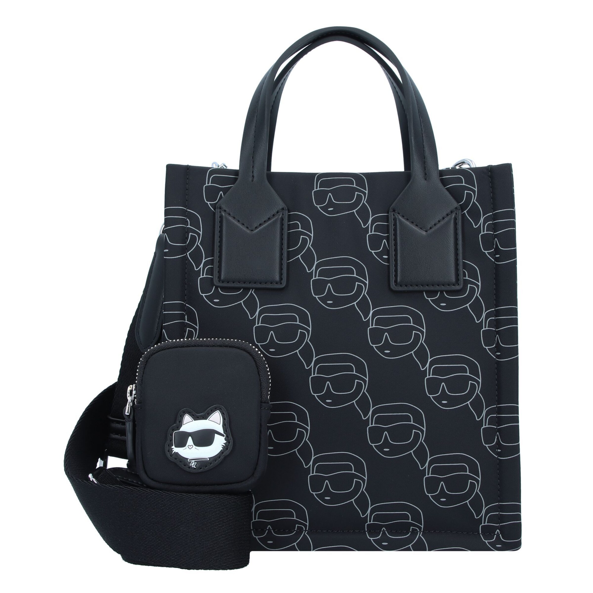 Karl Lagerfeld Shoulder bag 'Ikon' in One Size in Light blue / Black, Item view