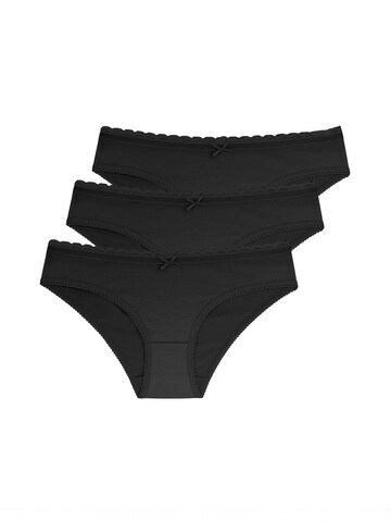 Dorina Slip 'Naomi' in Schwarz: Vorderseite
