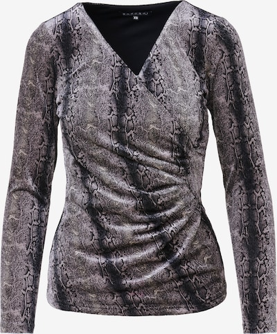 Marškinėliai iš KOROSHI, spalva – šviesiai pilka / juoda / balta, Prekių apžvalga