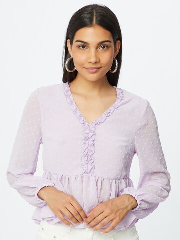 Hailys Blouse 'Abby' in Purple: front