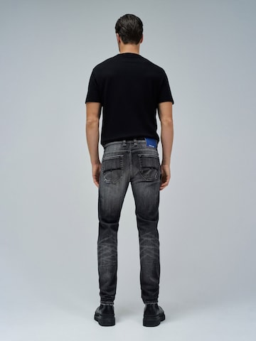 Coupe slim Jean Salsa Jeans en noir