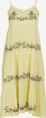 usha FESTIVAL Summer Dress in Yellow: front