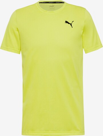 PUMA Performance Shirt in Yellow: front