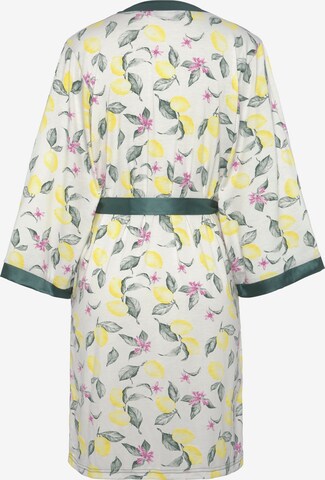 LASCANA Dressing gown 'Summer Fruits' in Yellow: back