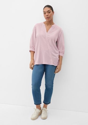 TRIANGLE Blouse in Roze