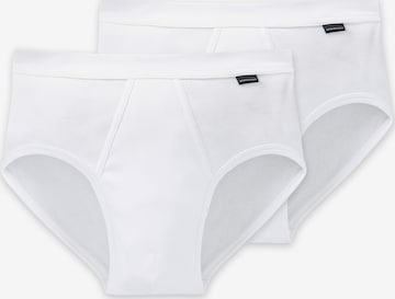 Slip 'Essentials' di SCHIESSER in bianco: frontale