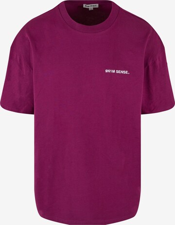 T-Shirt 'Essential' 9N1M SENSE en violet : devant