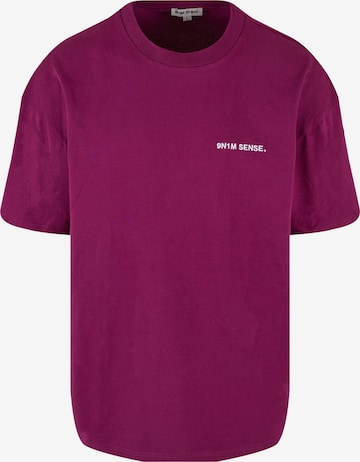 9N1M SENSE Shirt 'Essential' in Lila: voorkant