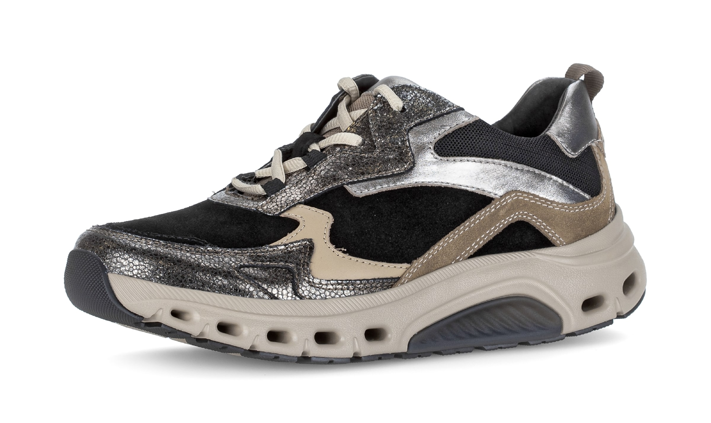 Gabor Rollingsoft Schuh in Schwarz: Vorderseite