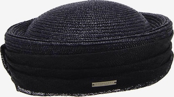 Seeberger Hut 'Cap' in Schwarz: Vorderseite