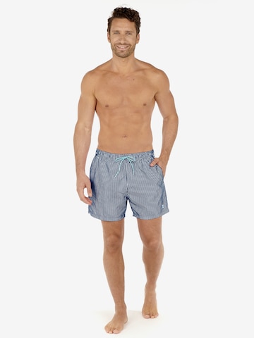 HOM Zwemshorts 'Justin' in Blauw