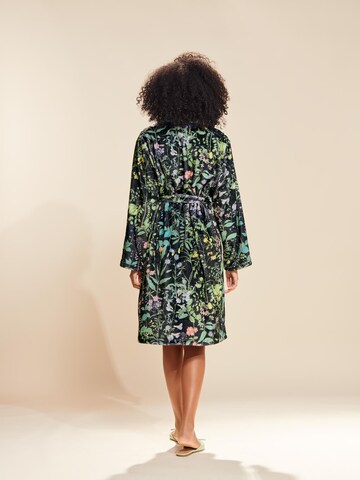 ESSENZA Long Bathrobe 'Steff Augustine' in Grey