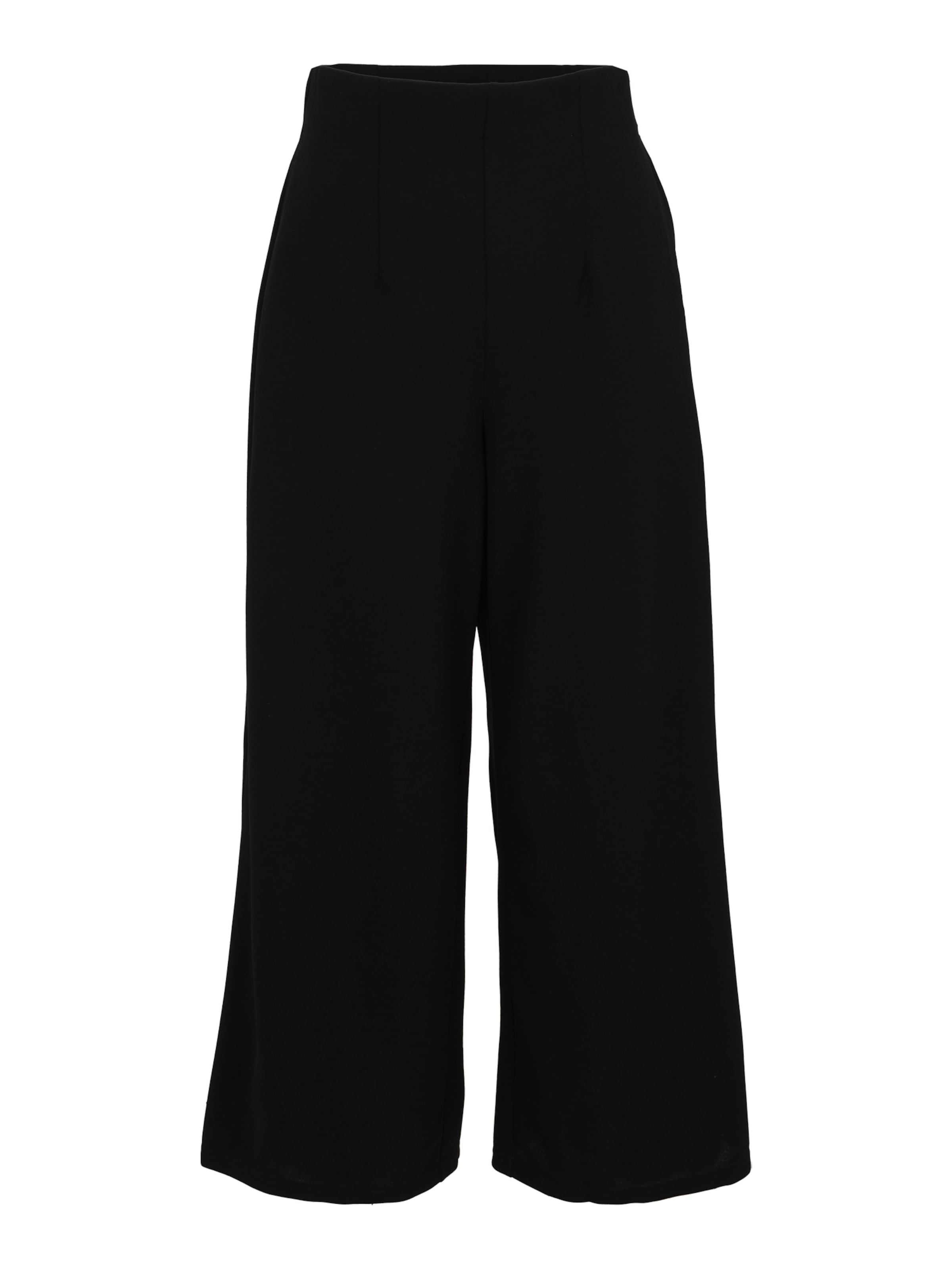 Vero Moda Petite Широки крачоли Панталон 'VMLIVA' в черно: отпред