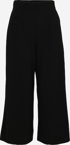 Vero Moda Petite Wide Leg Housut 'VMLIVA' värissä musta: etupuoli