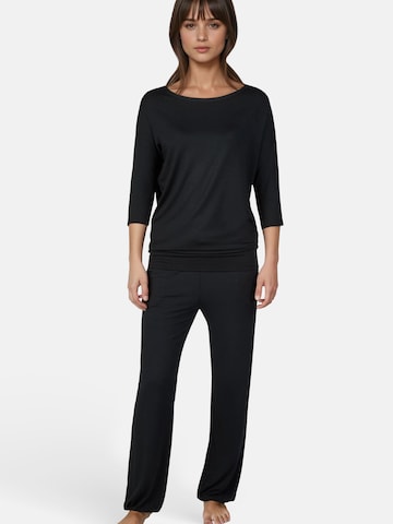 Myjama Schlafshirt 'Cleo' in Schwarz