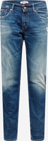 Coupe slim Jean 'Scanton' Tommy Jeans en bleu : devant