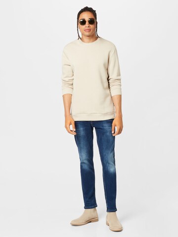 Only & Sons Regular Fit Sweatshirt 'Ceres' in Beige