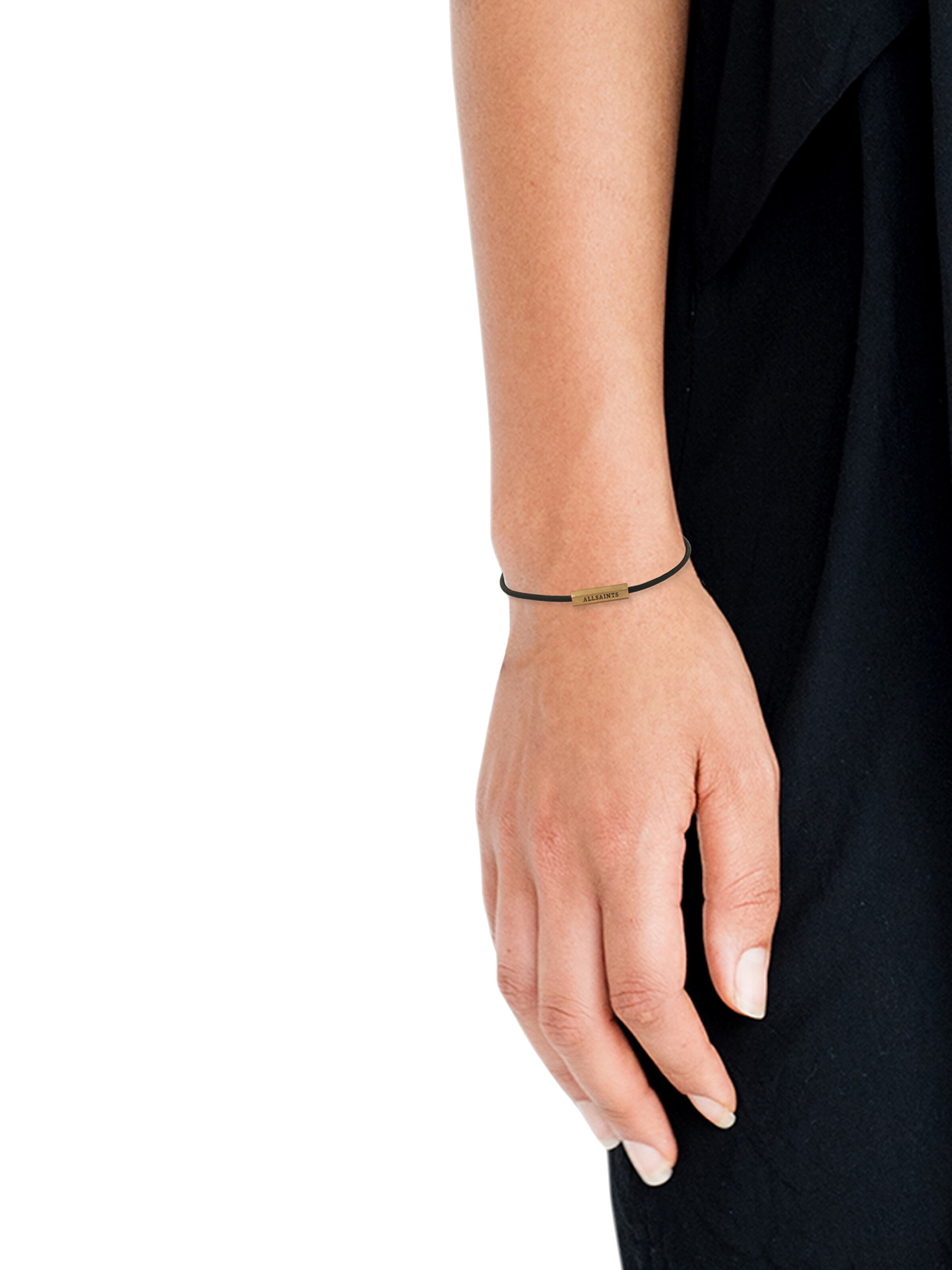 AllSaints Armband 'Friendship' in Schwarz