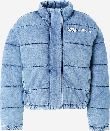 KARL LAGERFELD JEANS Välikausitakki värissä sininen: etupuoli