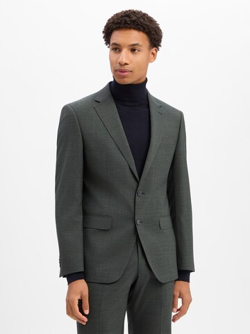 HECHTER PARIS Regular fit Business Blazer in Grey: front