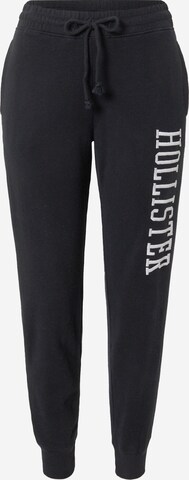 HOLLISTER Trousers in Black: front