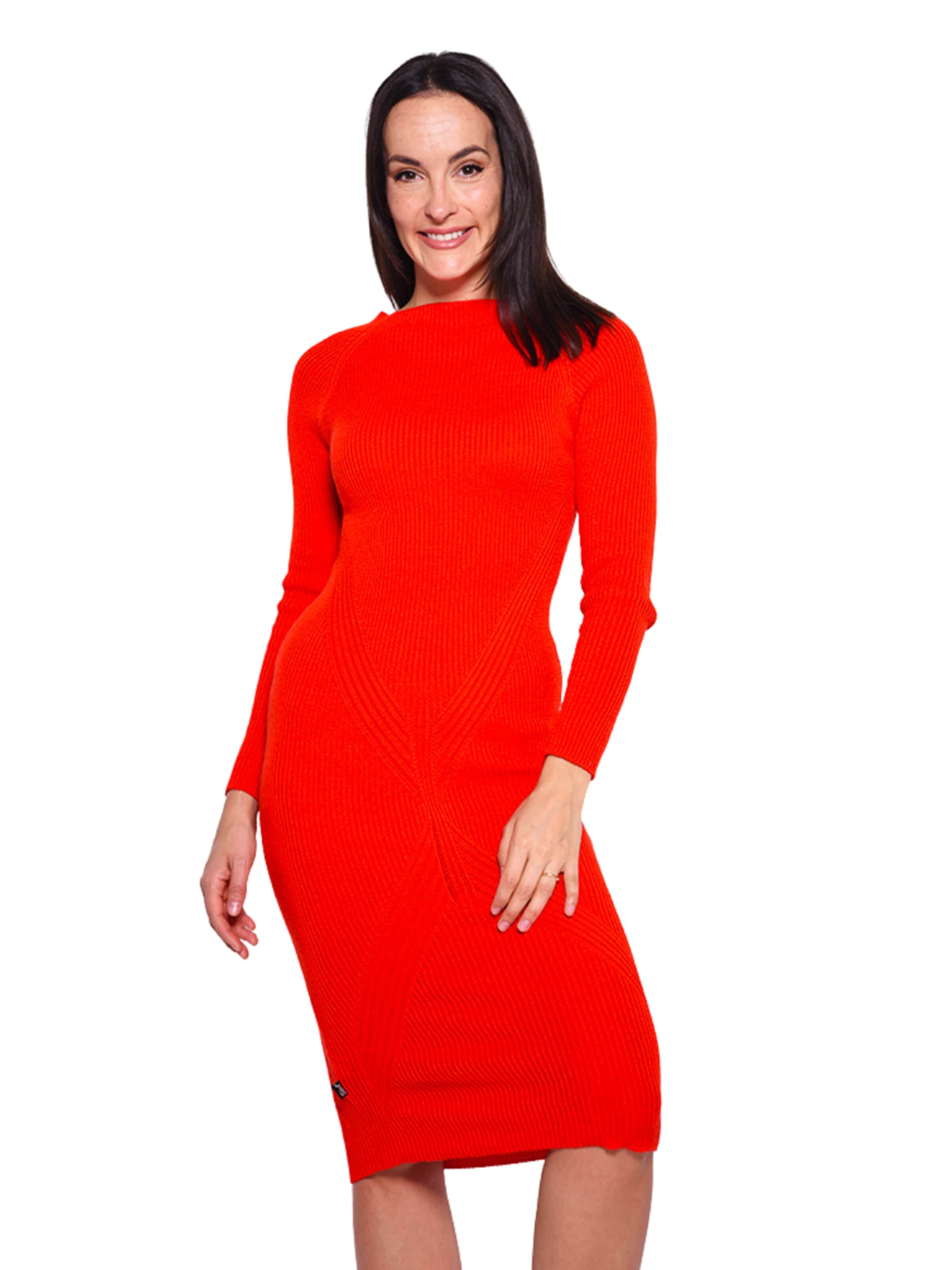 Süel knitwear Strickkleid 'Gabi'‌‌‌‌‌‌‌‌‌‌ in Rot