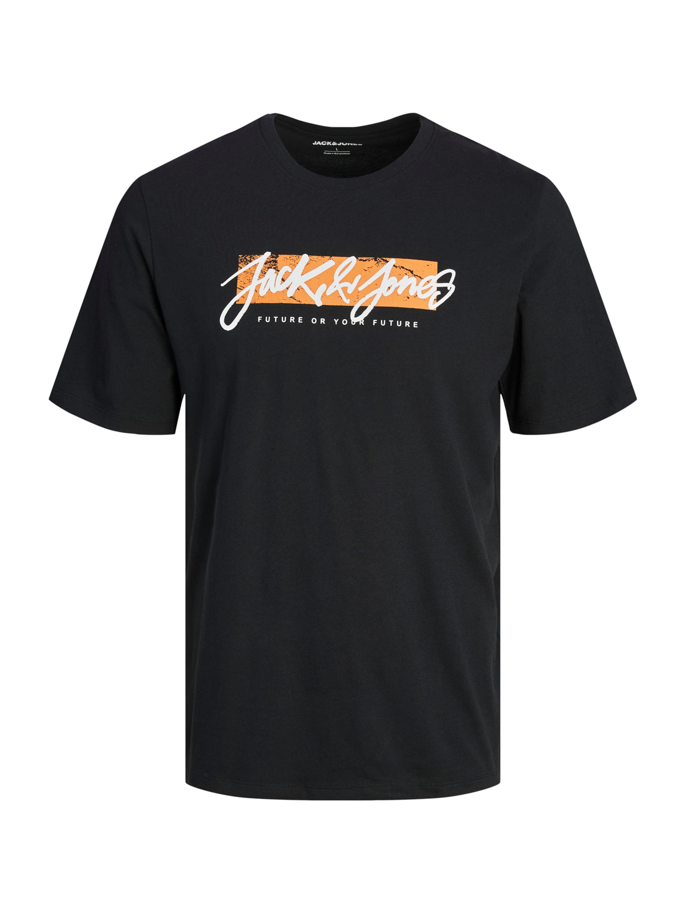 JACK & JONES Футболка 'JWHTILEY' в Черный: спереди