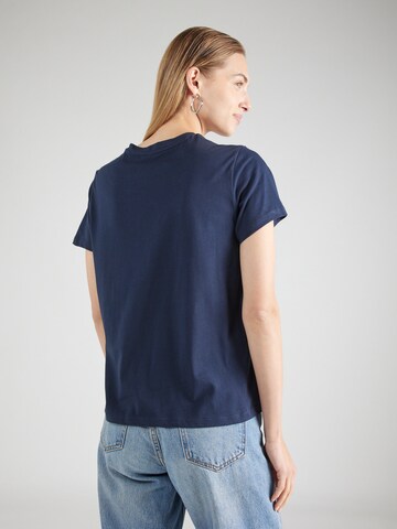 PIECES T-Shirt 'HANNIS' in Blau