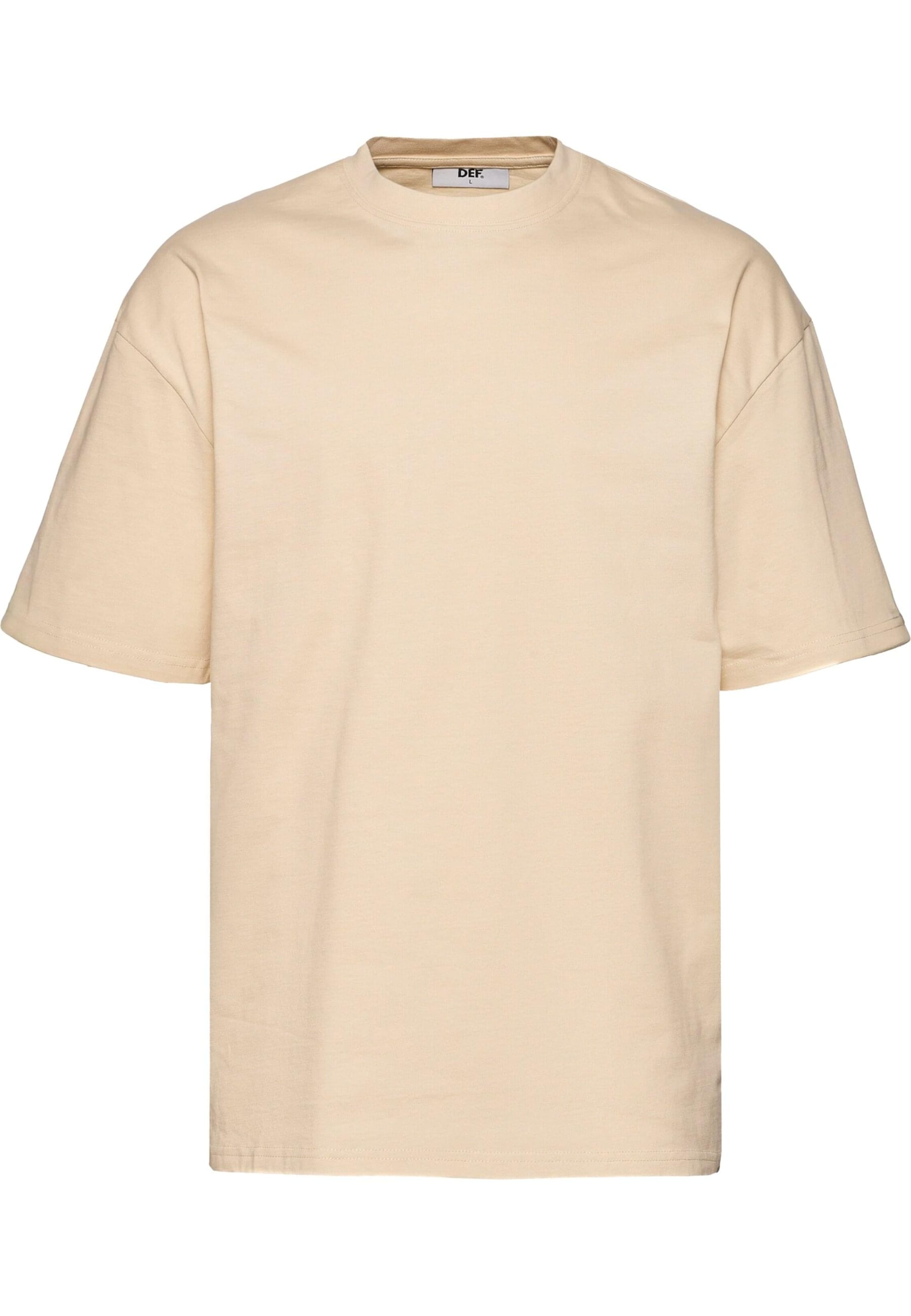 DEF T-Shirt in Beige: Vorderseite