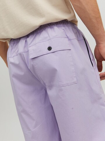 JACK & JONES Loose fit Pants 'Water' in Purple