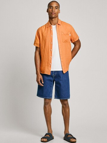 Pepe Jeans Regular fit Overhemd 'Amaro' in Oranje