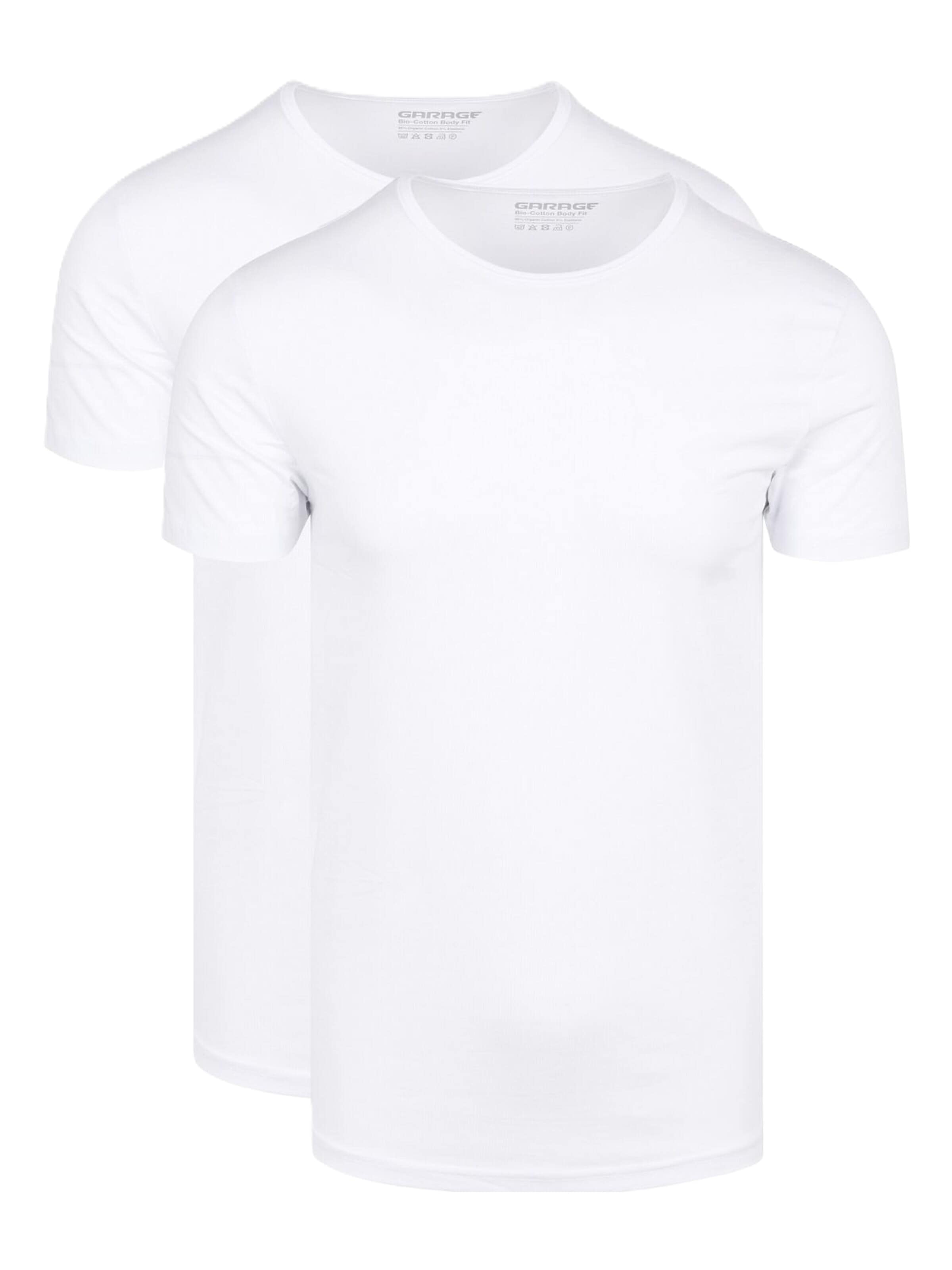 GARAGE Shirt in Weiß: Vorderseite